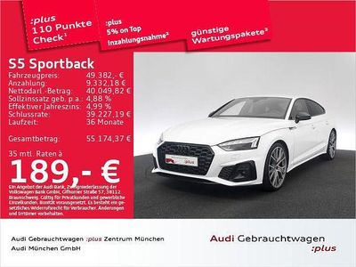 Usata Audi S5 Sportback Sport 341 CV (250 kW) 2023 Bianco Utilitaria