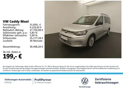 Gebraucht VW Caddy Maxi Life Life 116 PS (85 kW) 2025 Silber Van / Kleinbus