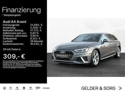 Gebraucht Audi A4 S-Line 163 PS (119 kW) 2021 Grau Kombi