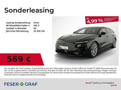 Mythosschwarz metallic Gebraucht 2025 Audi A6 e-tron Ambiente Kombi | 66.880 € (Superpreis)