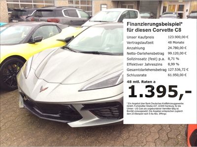 gebraucht Corvette Stingray C8Cabrio 6.2 V8 3LT Voll Z51 Lift Magnetic COC Europamodel