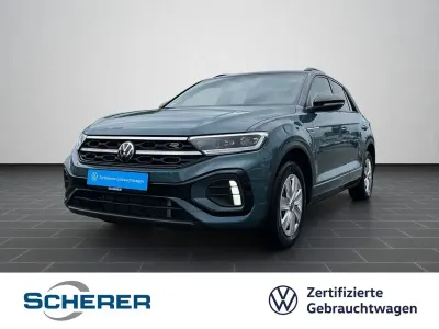 Gebraucht VW T-Roc R-line 150 PS (110 kW) 2025 Petroleum blue metallic schwarz (metallic) SUV