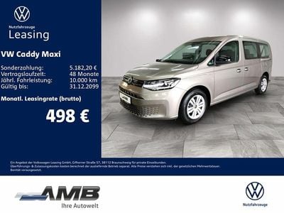 Nowe VW Caddy Maxi Basis 102 KM (75 kW) 2025 Beżowy Minivan