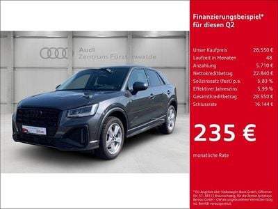 Gebraucht Audi Q2 S-Line 150 PS (110 kW) 2023 Grau SUV