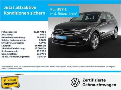 Usata VW Tiguan Elegance 200 CV (147 kW) 2022 Grigio SUV