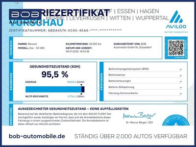 Weiß Gebraucht 2022 Renault Zoe Iconic Kleinwagen | 19.444 € (Etwas zu teuer)