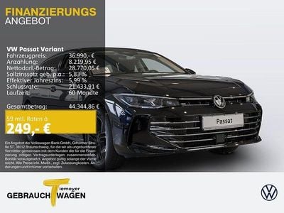 Gebraucht VW Passat Elegance 150 PS (110 kW) 2025 Grenadillschwarz Kombi