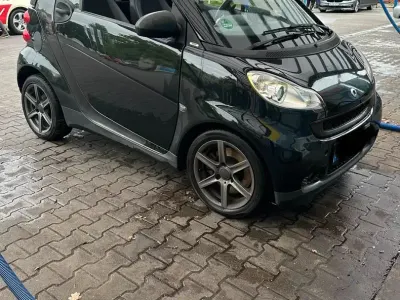 Brugt Smart ForTwo Cabrio 75 HK (55 kW) 2010 Sort Cabriolet
