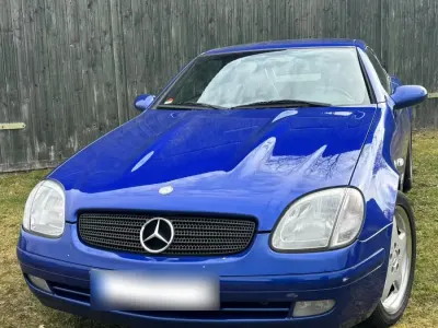 Gebraucht Mercedes SLK230 1997 Blau Cabrio