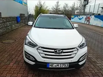 Gebraucht Hyundai Santa Fe Premium 197 PS (144 kW) 2013 Weiß SUV