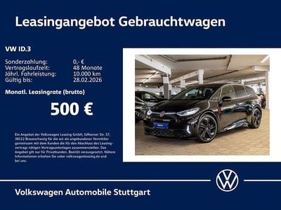 Grenadillschwarz metallic/schw Gebraucht 2025 VW ID.3 GTX Kleinwagen | 41.530 € (Guter Preis)