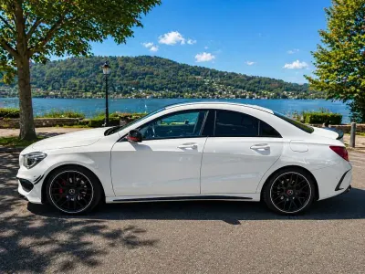 Brugt Mercedes CLA200 AMG line 156 HK (114 kW) 2015 Hvid Sedan