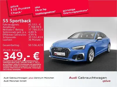 Gebraucht Audi S5 Sportback Ambiente 341 PS (250 kW) 2022 Turboblau Kleinwagen