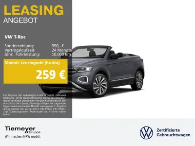 Gebraucht VW T-Roc Cabriolet Goal 150 PS (110 kW) 2025 Grau Cabrio
