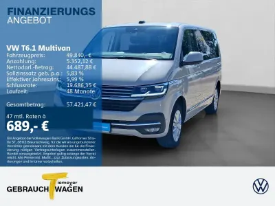 Gebraucht VW Multivan Generation Six 204 PS (150 kW) 2022 Grau Van / Kleinbus