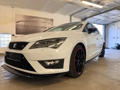 Usata Seat Leon FR 179 CV (131 kW) 2016 Bianco Berlina