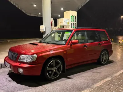 Käytetty Subaru Forester 200 HP (147 kW) 2002 Punainen Katumaasturi