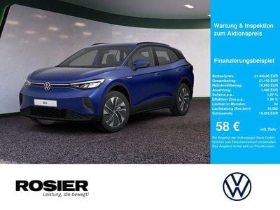 Gebraucht VW ID.4 Pure 125 kW (170 PS) 2022 Blau / blue dusk SUV