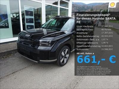 Neu Hyundai Santa Fe Signature 239 PS (175 kW) 2026 Schwarz SUV