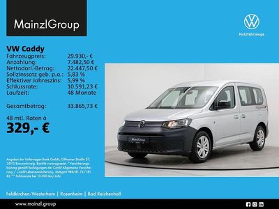 Gebraucht VW Caddy Basis 122 PS (89 kW) 2021 Reflexsilber metallic Van / Kleinbus