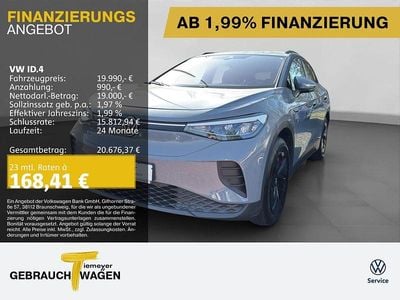 Gebraucht VW ID.4 Pure 108 kW (148 PS) 2022 Grau SUV