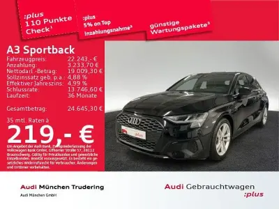 Gebraucht Audi A3 Performance 110 PS (80 kW) 2023 Schwarz Limousine