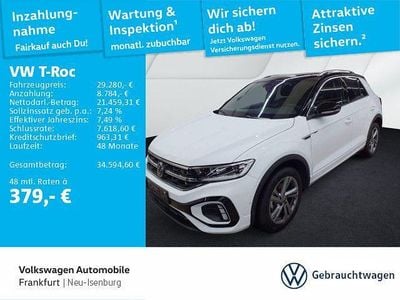 Pure white/schwarz Gebraucht 2025 VW T-Roc R-line SUV | 29.280 € (Fairer Preis)