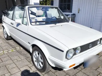 Gebraucht VW Golf Cabriolet 90 PS (66 kW) 1986 Weiß Cabrio