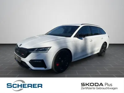 Gebraucht Skoda Octavia RS 245 PS (180 kW) 2024 Candyweiß Kombi