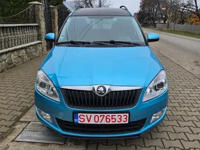 Gebraucht Skoda Roomster Family 86 PS (63 kW) 2013 Blau Van / Kleinbus