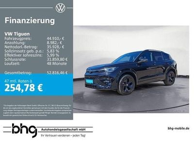 Gebraucht VW Tiguan R-line 193 PS (141 kW) 2025 Schwarz SUV