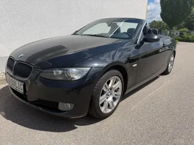 Gebraucht BMW 320 Cabriolet Comfort Edition 177 PS (130 kW) 2009 Schwarz Cabrio