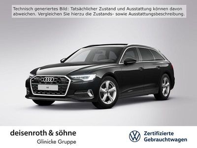 Mythosschwarz metallic Gebraucht 2025 Audi A6 Advanced Plus Kombi | 55.505 € (Teuer)