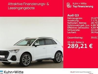 Gletscherweiß metallic Gebraucht 2023 Audi Q3 S-Line SUV | 31.950 € (Superpreis)