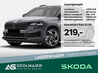 Neu Skoda Karoq SportLine 150 PS (110 kW) 2025 Graphitegrau SUV
