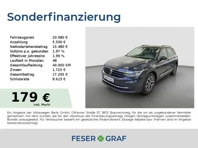 Gebraucht VW Tiguan Life 150 PS (110 kW) 2022 Uranograu SUV