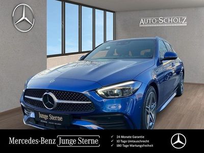 Gebraucht Mercedes C220 AMG 200 PS (147 kW) 2023 Blau Limousine