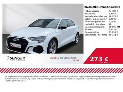 gebraucht Audi A3 Sportback e-tron Sportback 45 TFSIe Sline Audi connect Optikp