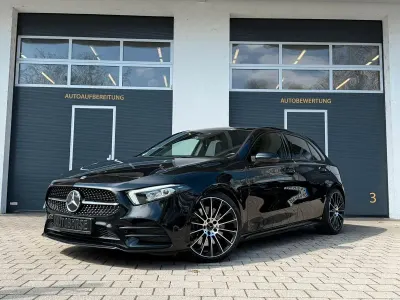 Brugt Mercedes A250 AMG line 224 HK (164 kW) 2021 Sort Sedan
