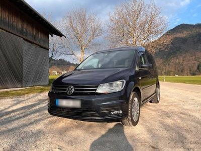 Gebraucht VW Caddy Comfortline 125 PS (91 kW) 2015 Blau Van / Kleinbus