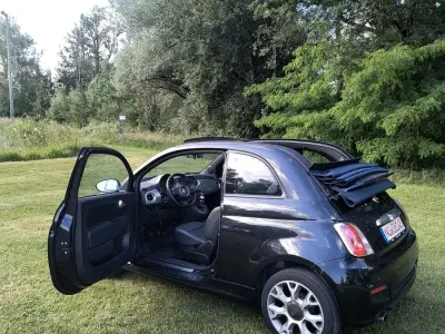 Gebraucht Fiat 500 86 PS (63 kW) 2013 Schwarz Cabrio