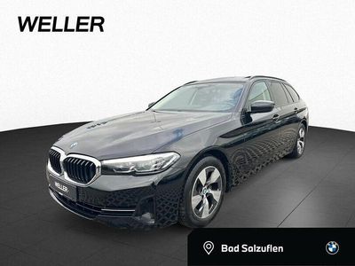 Gebraucht BMW 520 Comfort Edition 184 PS (135 kW) 2021 Bmw 520i touring (schwarz) Kombi