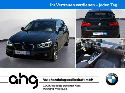 Usata BMW 118 Sport Line 136 CV (100 kW) 2017 Nero Utilitaria