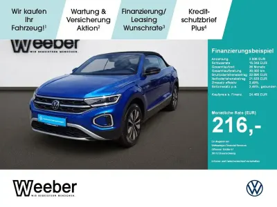 Gebraucht VW T-Roc Cabriolet Goal 116 PS (85 kW) 2025 Ravennablau (metallic) Cabrio