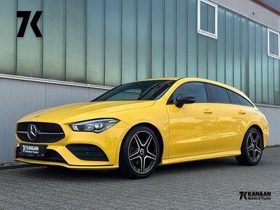 Gebraucht Mercedes CLA180 Shooting Brake AMG line 136 PS (100 kW) 2019 Gelb Kombi