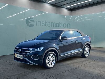 Gebraucht VW T-Roc Cabriolet Style 150 PS (110 kW) 2024 Schwarz Cabrio