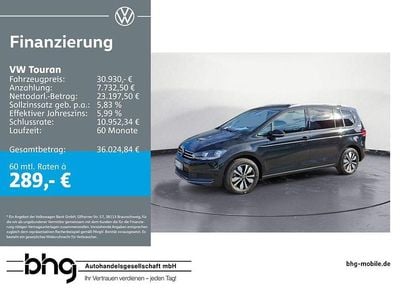 Gebraucht VW Touran Goal 150 PS (110 kW) 2025 Grenadillschwarz metallic Van / Kleinbus