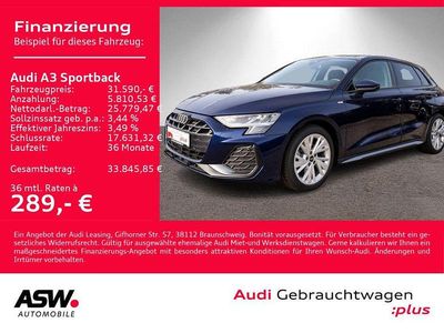Gebraucht Audi A3 S-Line 150 PS (110 kW) 2025 Navarrablau metallic Limousine