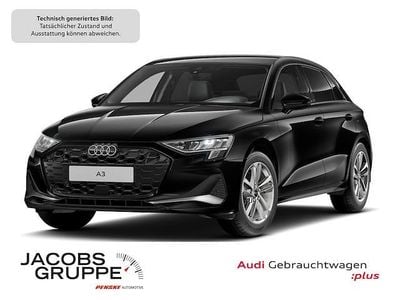 Mythosschwarz metallic Gebraucht 2025 Audi A3 Advanced Plus | 30.467 € (Fairer Preis)