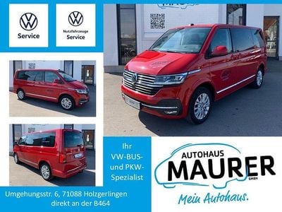Second-hand VW Multivan Generation Six 150 CP (110 kW) 2022 Roșu Monovolum